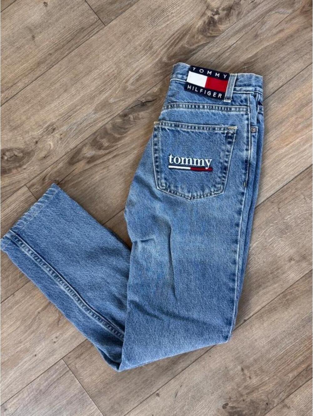 Vintage Tommy Hilfiger blue denim jeans #tommyhilfiger #denim